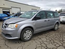 Salvage cars for sale from Copart Woodburn, OR: 2015 Dodge Grand Caravan SE