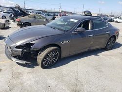 Salvage cars for sale from Copart Los Angeles, CA: 2019 Maserati Quattroporte S