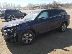 Salvage cars for sale from Copart Baltimore, MD: 2022 Toyota Highlander L