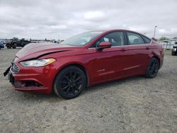 Vehiculos salvage en venta de Copart Sacramento, CA: 2017 Ford Fusion SE Hybrid