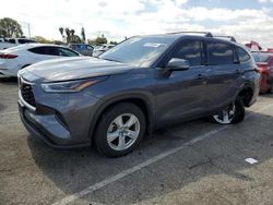 Salvage cars for sale at Van Nuys, CA auction: 2021 Toyota Highlander L