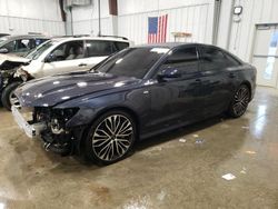 Salvage cars for sale at Franklin, WI auction: 2018 Audi A6 Premium Plus