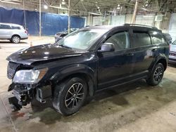 Salvage cars for sale at Woodhaven, MI auction: 2018 Dodge Journey SE