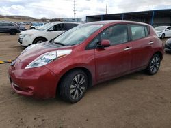 Nissan Leaf salvage cars for sale: 2015 Nissan Leaf S