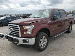 Ford F-150 salvage cars for sale: 2016 Ford F150 Supercrew