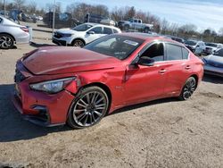 Salvage cars for sale from Copart Chalfont, PA: 2019 Infiniti Q50 RED Sport 400