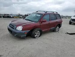 Salvage cars for sale at Kansas City, KS auction: 2005 Hyundai Santa FE GLS