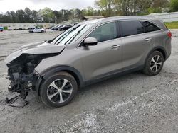 Salvage cars for sale at Fairburn, GA auction: 2016 KIA Sorento EX