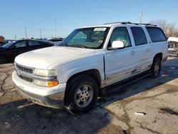 Chevrolet salvage cars for sale: 2001 Chevrolet Suburban K1500