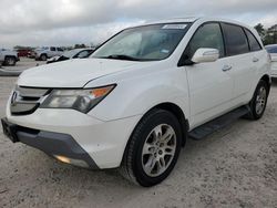 Salvage cars for sale from Copart Houston, TX: 2009 Acura MDX