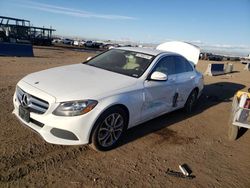 Salvage cars for sale at Brighton, CO auction: 2015 Mercedes-Benz C 300 4matic