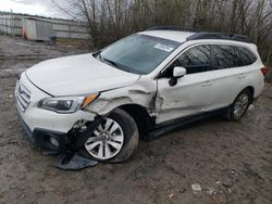 Subaru salvage cars for sale: 2016 Subaru Outback 2.5I Premium