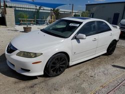 Mazda 6 S salvage cars for sale: 2004 Mazda 6 S