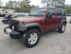 Salvage cars for sale from Copart Greenwell Springs, LA: 2009 Jeep Wrangler Unlimited X