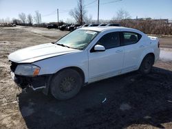 Salvage cars for sale from Copart Montreal Est, QC: 2012 Dodge Avenger SXT