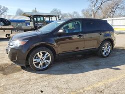 Salvage cars for sale at Wichita, KS auction: 2014 Ford Edge SEL