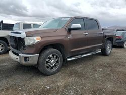 Toyota salvage cars for sale: 2014 Toyota Tundra Crewmax Platinum