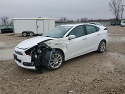 Salvage cars for sale at Kansas City, KS auction: 2014 Dodge Dart Limited