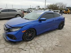 Salvage cars for sale at Oklahoma City, OK auction: 2020 Honda Civic SI