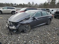 Salvage cars for sale at Windham, ME auction: 2020 Honda Accord Hybrid EXL