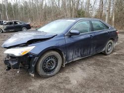 Salvage cars for sale at Bowmanville, ON auction: 2015 Toyota Camry LE