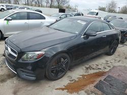 Salvage cars for sale at Bridgeton, MO auction: 2018 Mercedes-Benz E 400 4matic