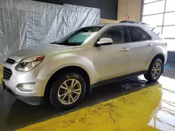 Salvage cars for sale from Copart Indianapolis, IN: 2017 Chevrolet Equinox LT