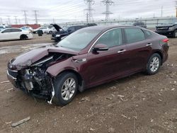 KIA Optima lx salvage cars for sale: 2017 KIA Optima LX