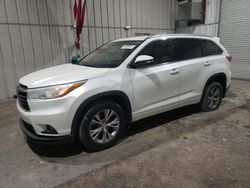 Toyota Highlander salvage cars for sale: 2015 Toyota Highlander XLE