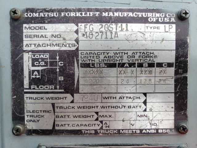 2004 Komatsu Forklift