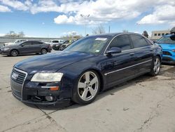 Audi salvage cars for sale: 2007 Audi A8 L Quattro