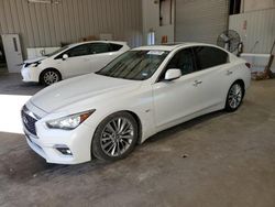 Salvage cars for sale at Lufkin, TX auction: 2018 Infiniti Q50 Luxe