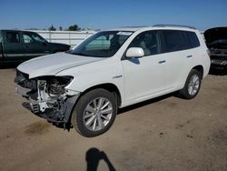 Salvage cars for sale from Copart Bakersfield, CA: 2010 Toyota Highlander Hybrid Limited