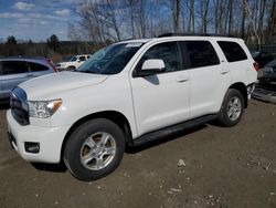 Salvage cars for sale at Candia, NH auction: 2017 Toyota Sequoia SR5