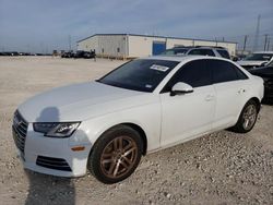 Salvage cars for sale from Copart Haslet, TX: 2017 Audi A4 Ultra Premium