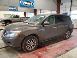 Salvage cars for sale from Copart Angola, NY: 2015 Nissan Pathfinder S