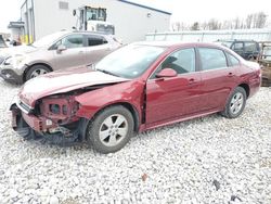 Chevrolet Impala 1LT salvage cars for sale: 2009 Chevrolet Impala 1LT