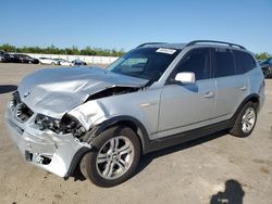 Salvage cars for sale at Fresno, CA auction: 2006 BMW X3 3.0I