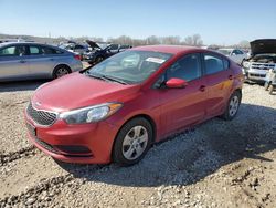 KIA Forte salvage cars for sale: 2016 KIA Forte LX