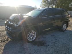 Salvage cars for sale from Copart Midway, FL: 2016 Toyota Highlander LE