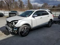 Salvage cars for sale from Copart Albany, NY: 2016 Chevrolet Equinox LTZ