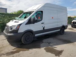 Salvage Trucks for parts for sale at auction: 2018 Ford Transit T-250
