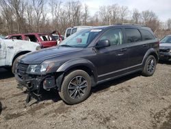 Salvage cars for sale from Copart Finksburg, MD: 2017 Dodge Journey SE