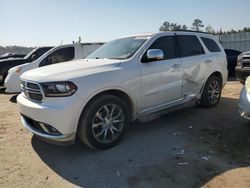 Salvage cars for sale at Harleyville, SC auction: 2017 Dodge Durango Citadel