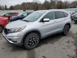 Salvage cars for sale at Assonet, MA auction: 2016 Honda CR-V EXL