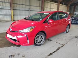 Salvage cars for sale at Greenwell Springs, LA auction: 2016 Toyota Prius V