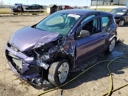 Salvage cars for sale at Woodhaven, MI auction: 2017 Chevrolet Spark LS