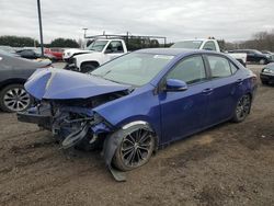 Salvage cars for sale at Assonet, MA auction: 2016 Toyota Corolla L