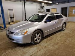 Salvage cars for sale at Wheeling, IL auction: 2005 Honda Accord EX