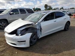 Salvage cars for sale at San Diego, CA auction: 2020 Tesla Model 3